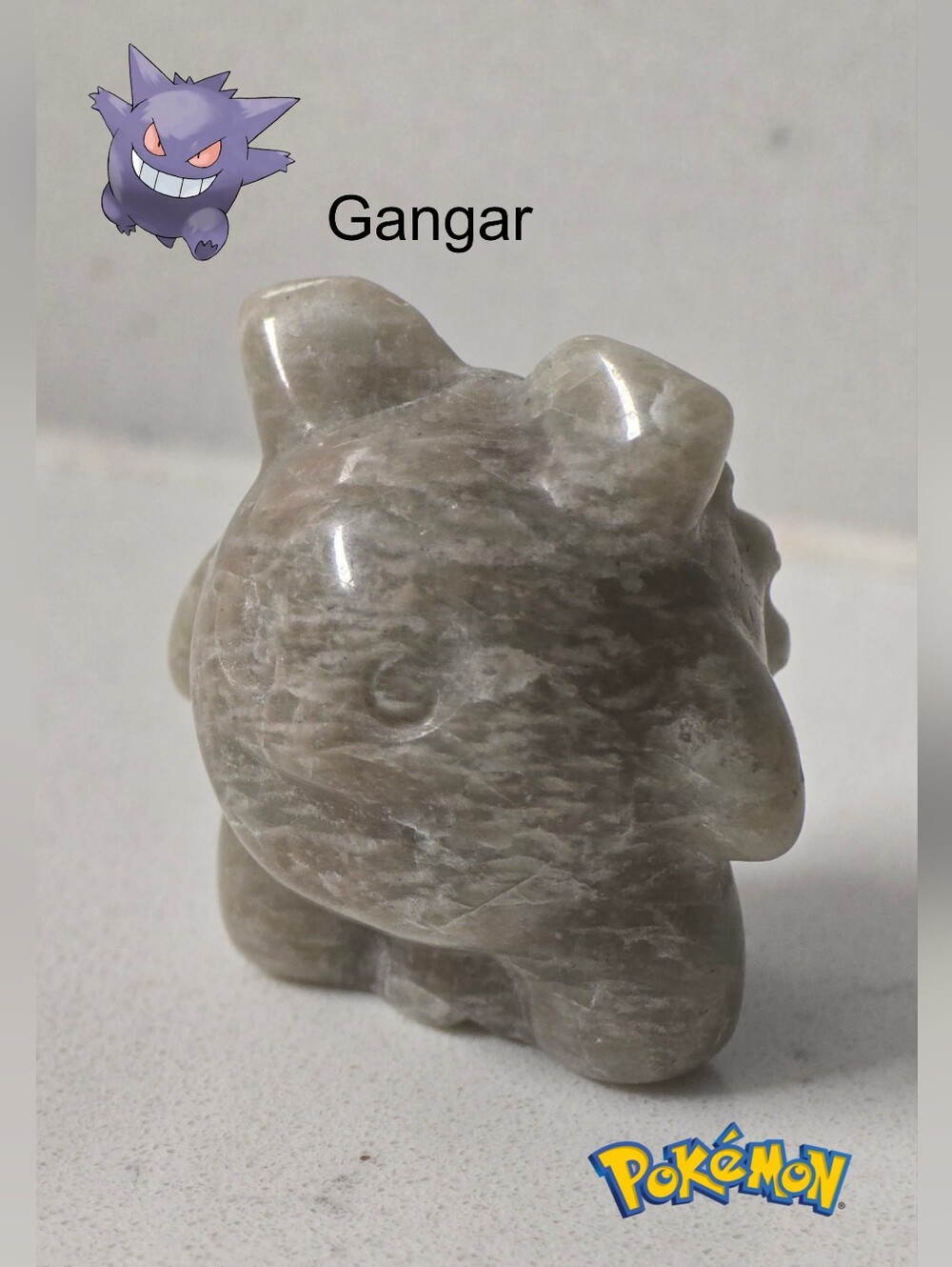 Pokemon Gangar Marble Figure